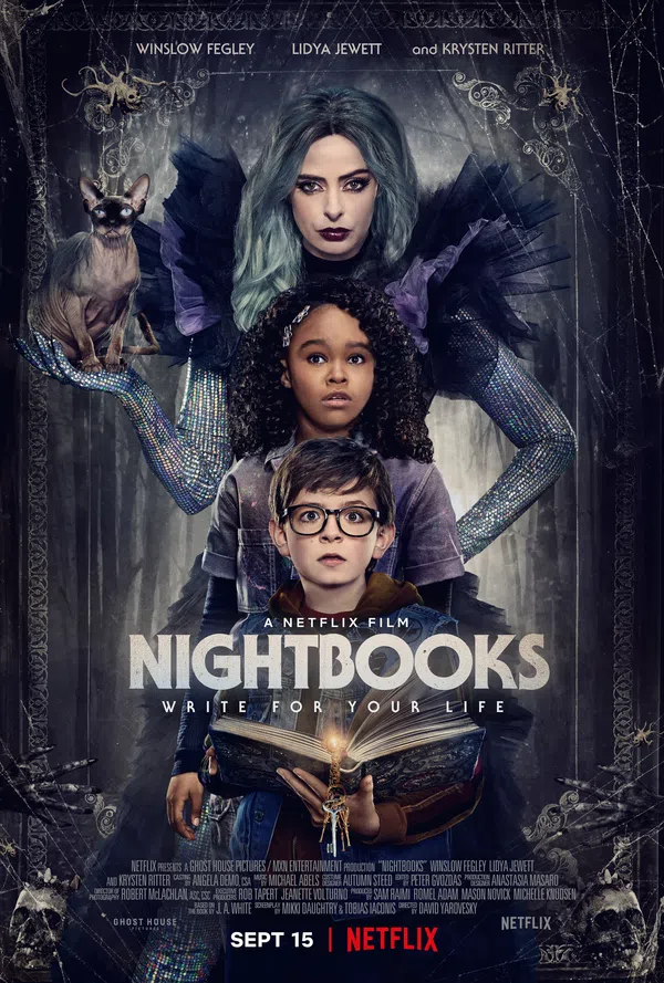Poster phim Nightbooks: Chuyện kinh dị đêm nay trên KHOPHIM